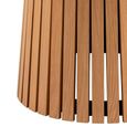 Christo Dining Table - 4 Seater - Round - Slatted Pedestal - 120cm - Oak