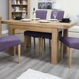 Bordeaux Extending Dining Table - 2-4 Seater - 90cm-120cm - Oak