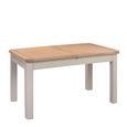Clarion Dining Table - 4-8 Seater - 140cm-200cm - Butterfly Extending - Oak and Grey