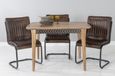 Clearance - Luxuria Sheesham Dining Table, Indian Wood, 120cm Seats 4 Diners Rectangular Top with 4 Legs - Brand New Item