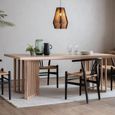 Clearance - Okayama 200cm Japandi Style Oak Dining Table - A224