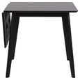 Clearance  - Reid Black Drop Leaf 2-4 Seater Dining Table - FSS15961