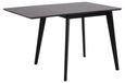 Clearance  - Reid Black Drop Leaf 2-4 Seater Dining Table - FSS15961