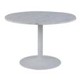 Clearance - Tarifa White Marble 2 Seater Round Dining Table - 110cm - FSS16420