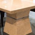 Clepsy Plus Dining Table - 8 Seater - Square - Marble with Pedestal Base - Variation Available