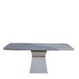 Clepsy Plus Dining Table - Marble with Pedestal Base - Variation Available