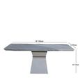 Clepsy Plus Dining Table - Marble with Pedestal Base - Variation Available