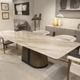 Compass Dining Table - Pedestal - Marble - Variation Available