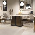 Compass Dining Table - Pedestal - Marble - Variation Available