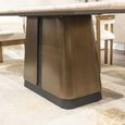 Compass Dining Table - Pedestal - Marble - Variation Available