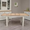 Cotswold Extending Dining Table - 4-8 Seater - 132cm-198cm - Oak and Painted