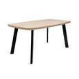 Dalton Light Oak 6 Seater Dining Table - 160cm