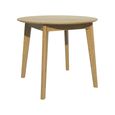 Scandic Dining Table - 2 Seater - Round - 95cm - Oak