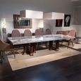 Daytona Dining Table - Large - Marble with Pedestal Base - Variation Available
