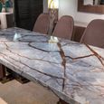 Daytona Dining Table - Large - Marble with Pedestal Base - Variation Available
