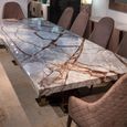 Daytona Dining Table - Large - Marble with Pedestal Base - Variation Available