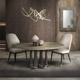 Daytona Dining Table - Round - Marble with Pedestal Base - Variation Available