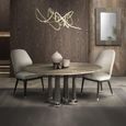 Daytona Dining Table - Round - Marble with Pedestal Base - Variation Available