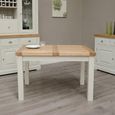Deluxe Painted Extending Dining Table - 4-6 Seater - 122cm-162cm