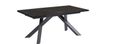 Derby Dark Grey Ceramic 6 Seater Extending Dining Table - 180cm