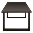 Diamond Dining Table - 8 Seater - 231cm - Black - Oak