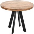 Dispur Solid Mango Wood 2 Seater Round Dining Table