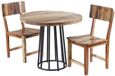 Diu Reclaimed Wood 2 Seater Round Dining Table