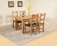 Dorset Dining Table - 4-6 Seater - 120cm-153cm - Extending - Oak