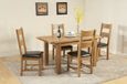 Dorset Dining Table - 4-6 Seater - 120cm-153cm - Extending - Oak