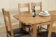 Dorset Dining Table - 4-6 Seater - 120cm-153cm - Extending - Oak
