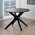 Duncan Round Dining Table - 2 Seater - 105cm - Black
