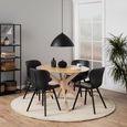 Duncan Round Dining Table - 2 Seater - 105cm - Oak