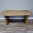 Dining Table - Mango Wood - 6 Seater - 185cm - Oval