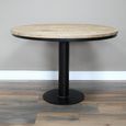Dining Table - Wooden - 2 Seater - Round - 107cm