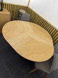 Extending Dining Table - 4-6 Seater - 123cm-149cm - Round - Oak - SM33 - EX Display