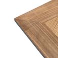 Eden Elm Wood 6 Seater Dining Table with Black Cross Legs - 180cm