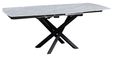 Elia Argento Grey Ceramic 4-6 Seater Extending Dining Table - 120cm-180cm
