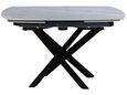 Elia Argento Grey Ceramic 4-6 Seater Extending Dining Table - 120cm-180cm