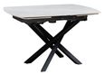 Elia Pearla Grey Ceramic 4-6 Seater Extending Dining Table - 120cm-180cm