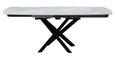Elia Pearla Grey Ceramic 4-6 Seater Extending Dining Table - 120cm-180cm