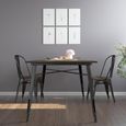 Elliott Frio 6 Seater Black Dining Table - 2139059UK