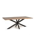 Enna Dining Table - Acacia Wood - 6 Seater - Spider Legs - Sizes Available