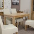 Elegance Dining Table - 4 Seater - 120cm - Oak