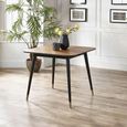 Findlay Dining Table - Walnut - 2 Seater - 90cm - Square