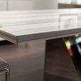 Freedom Dining Table - Beveled Edge - Marble with Stainless Steel Pedestal Base - Variation Available