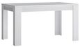 Fribo White 4-6 Seater Extending Dining Table