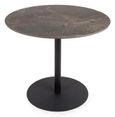 Galaxy Dining Table - Brown Ceramic - 2 Seater - 90cm - Round