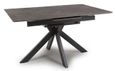 Galaxy Extending Dining Table - Brown Ceramic - 4-6 Seater - 140cm-180cm