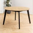 Georgetown Round Dining Table - 4-8 Seater - 120cm-198cm - Oak