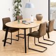 Georgetown Round Dining Table - 4-8 Seater - 120cm-198cm - Oak